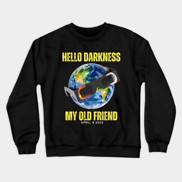 EARTH DAY ECLISPE Crewneck Sweatshirt by Lolane